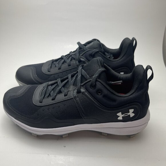 Under Armour Womens Glyde Metal Softball Cleat 3024328-001 Black Size 9 - Picture 1 of 11